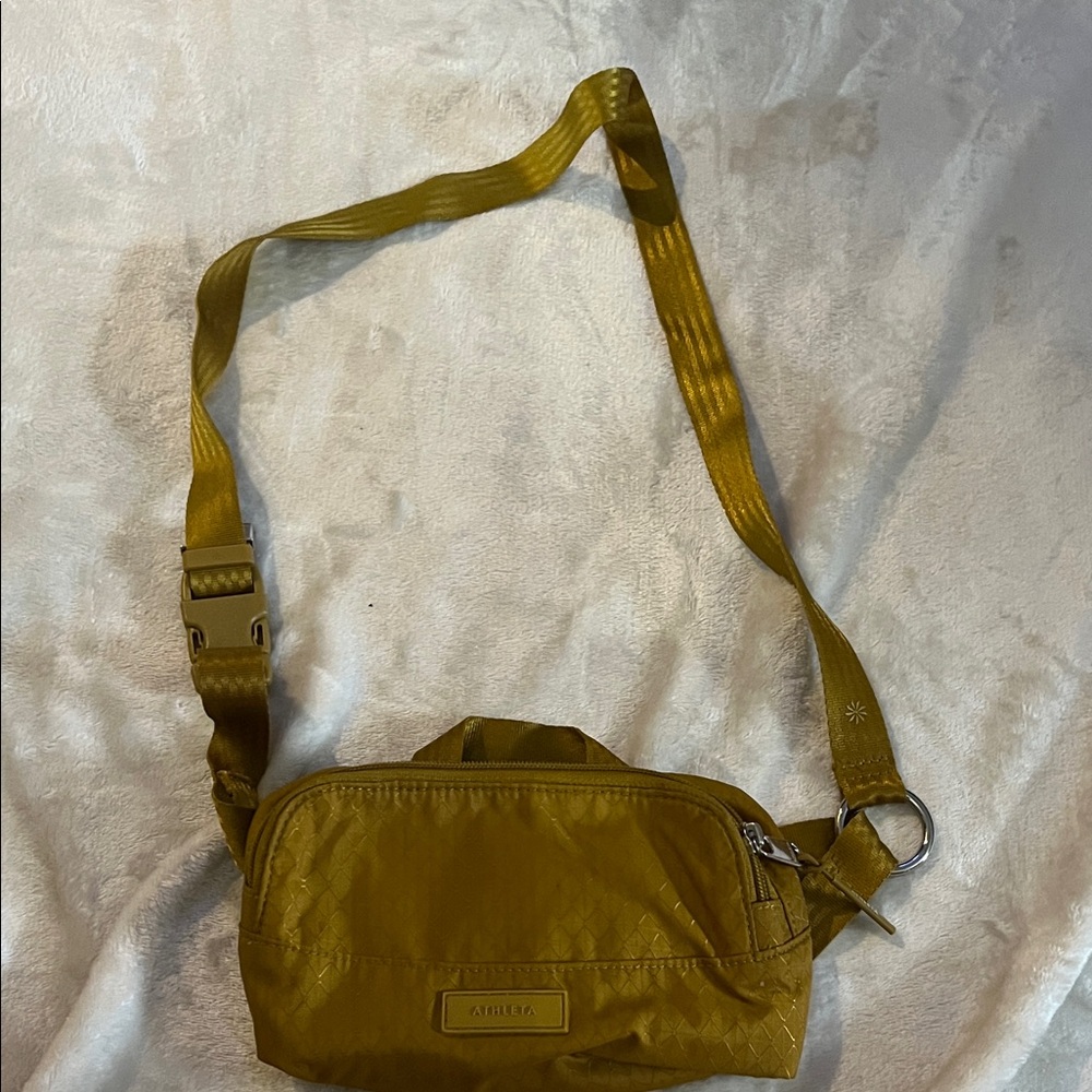 Brand New Athleta Dark Mustard Yellow Crossbody Bag